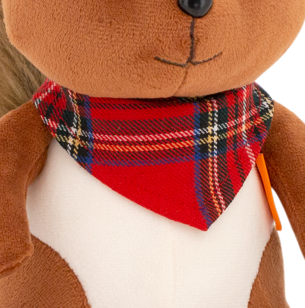 Peluche Ecureuil à bandana – 25 cm