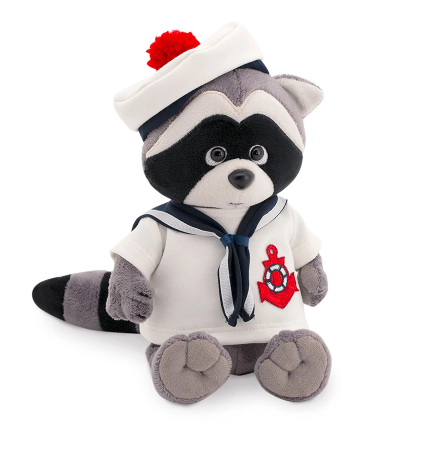 ⚓Peluche Raton laveur marin – 25 cm