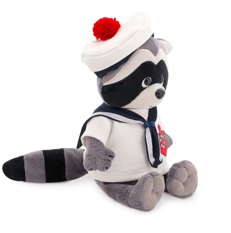 ⚓Peluche Raton laveur marin – 25 cm