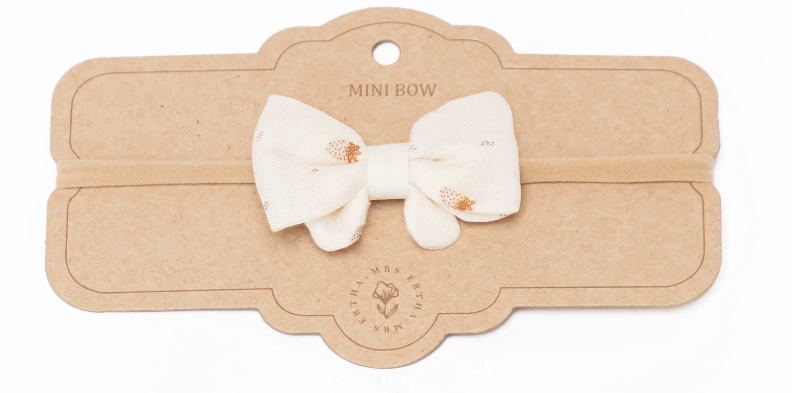 Ruban pour cheveux en coton biologique – 10 cm - Fraises