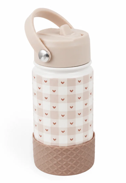 Gourde isotherme - 350Ml - Carreaux & coeurs