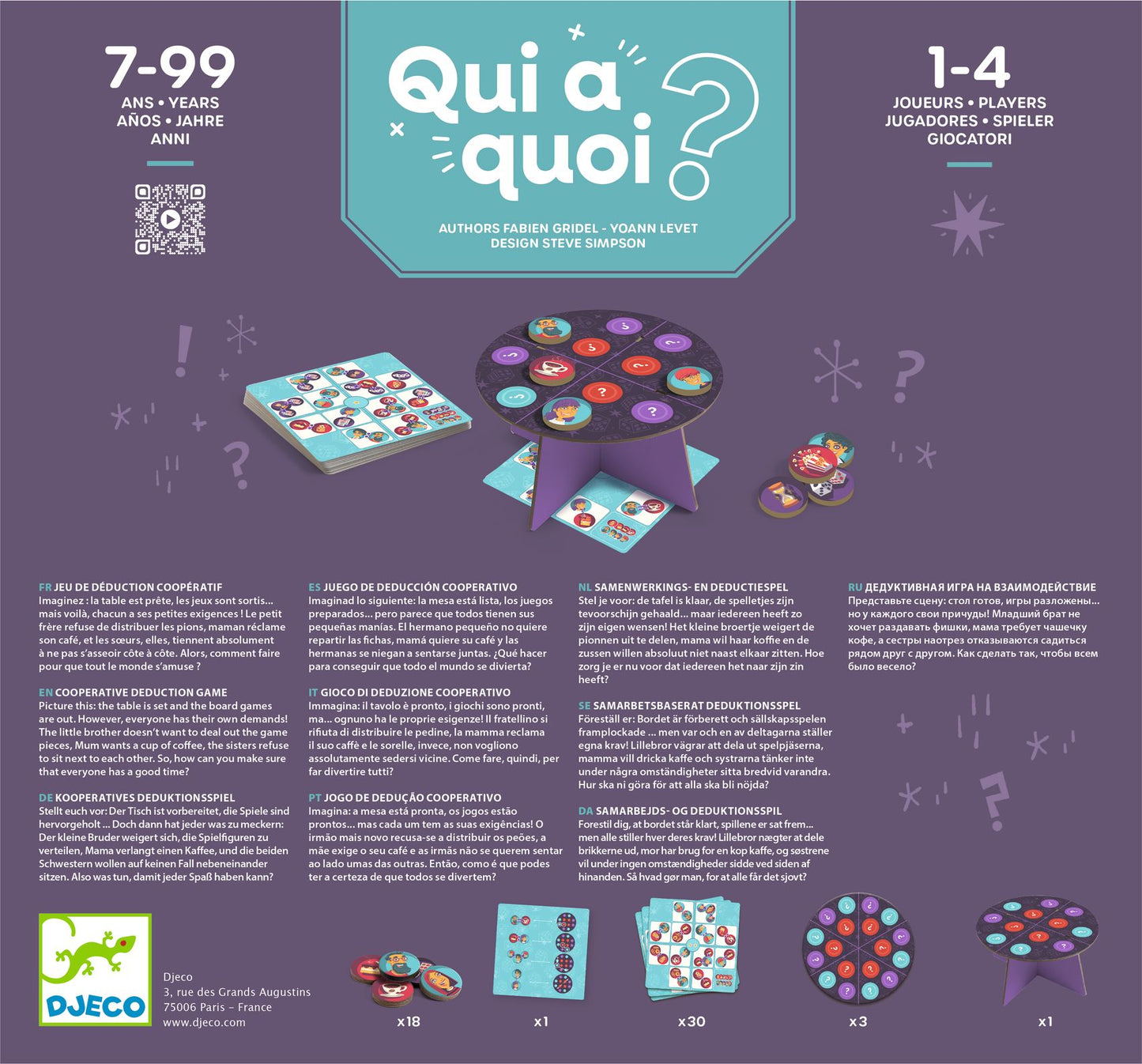 Jeu Qui à quoi ?