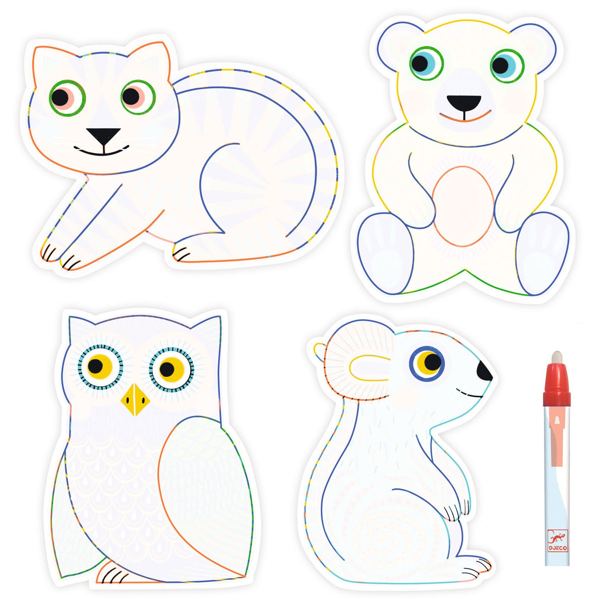 Coloriage à l'eau - Animaloma