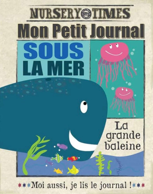 Mon petit journal en tissu "Sous la mer"