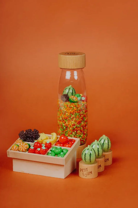 Bouteille sensorielle fruits