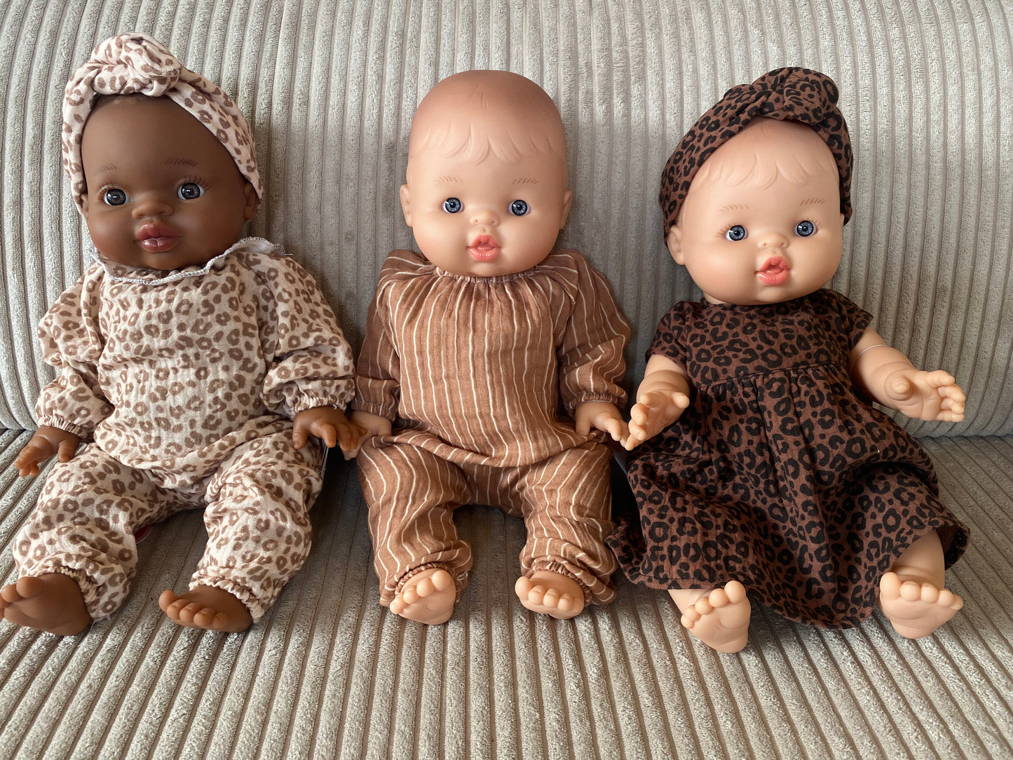 Poupée Louis - Tenue rayures