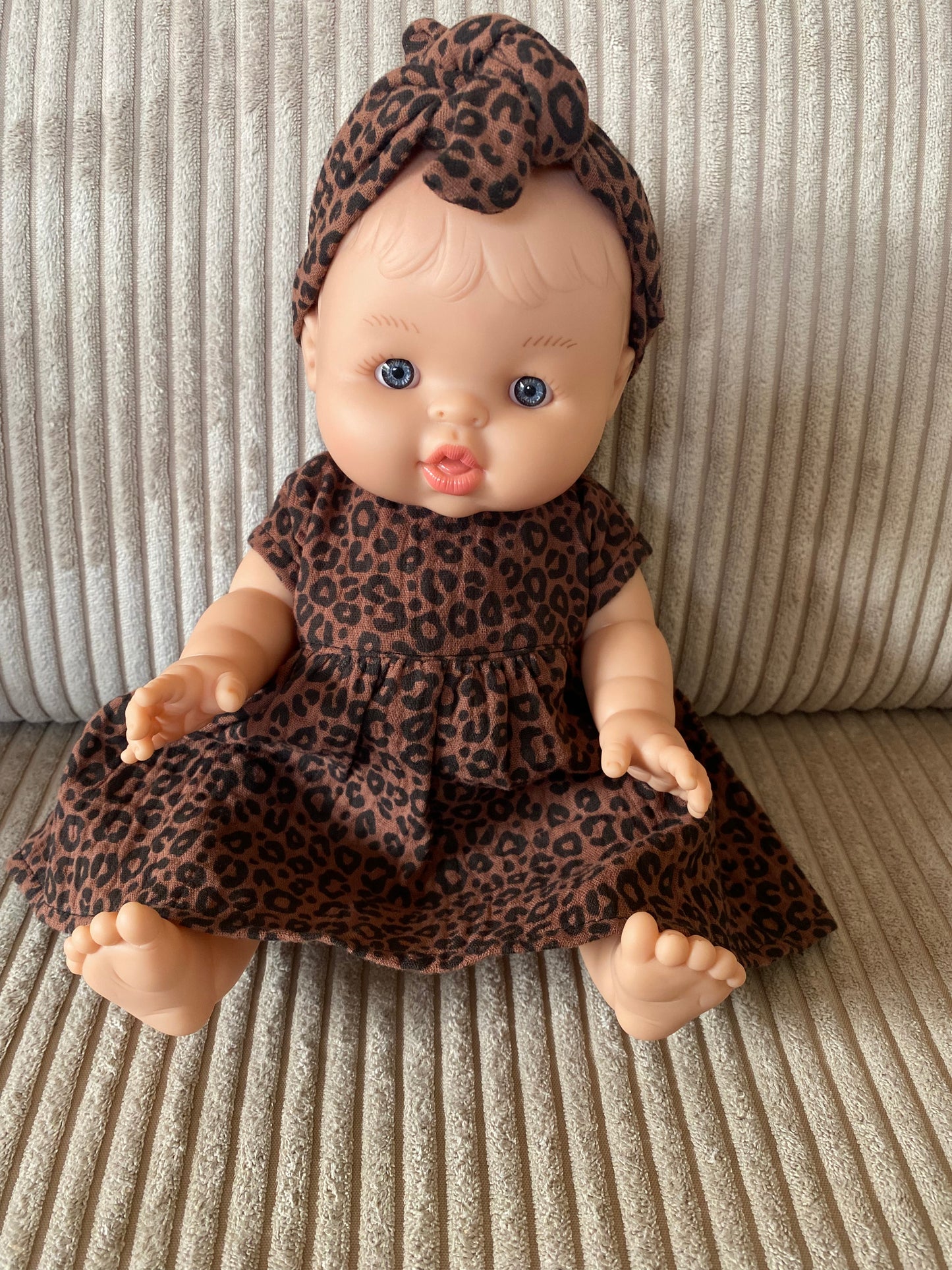 Poupée Jade - Robe Léopard