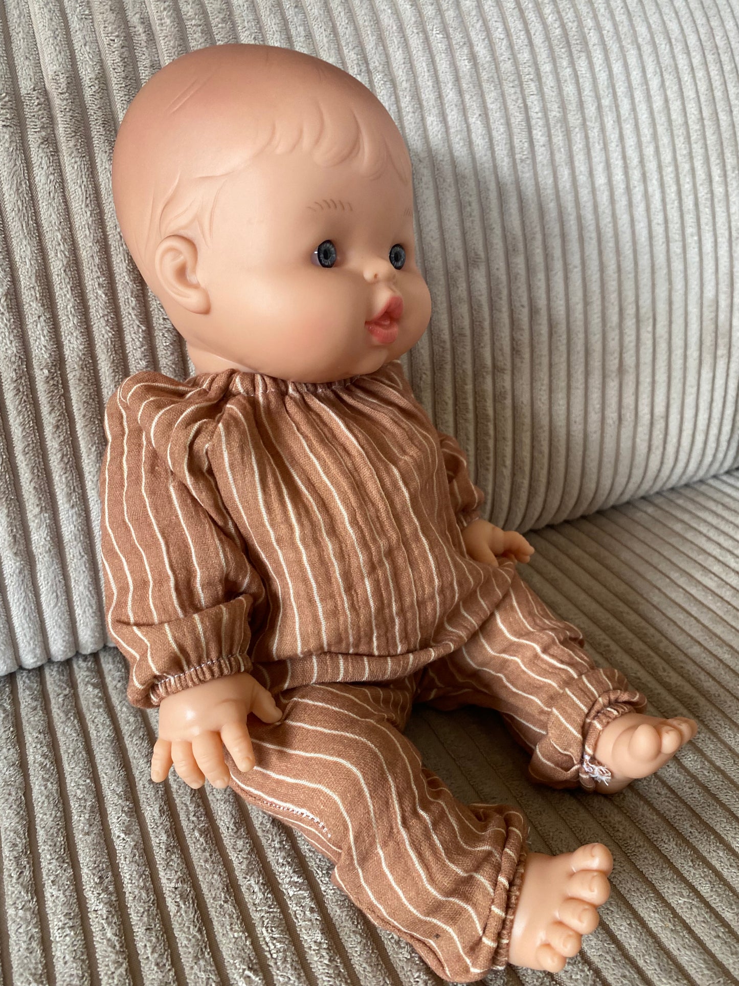 Poupée Louis - Tenue rayures