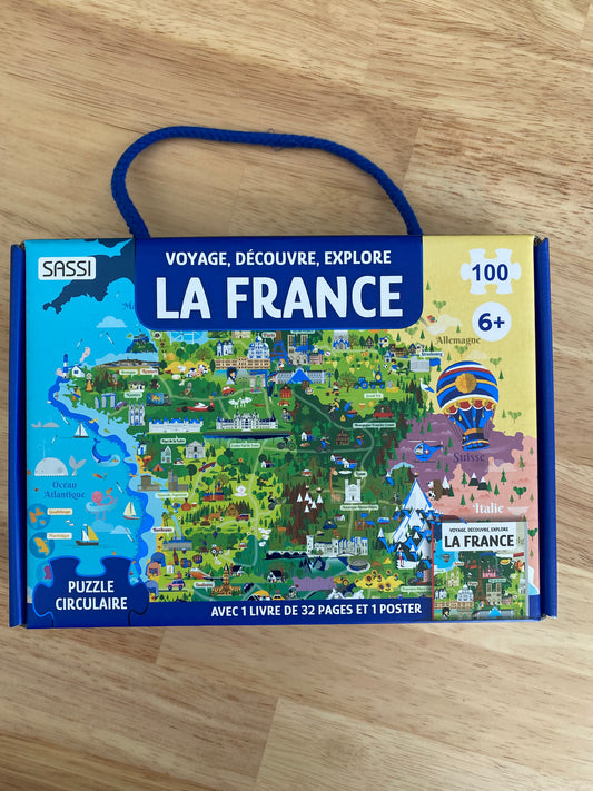 Puzzle circulaire - La France