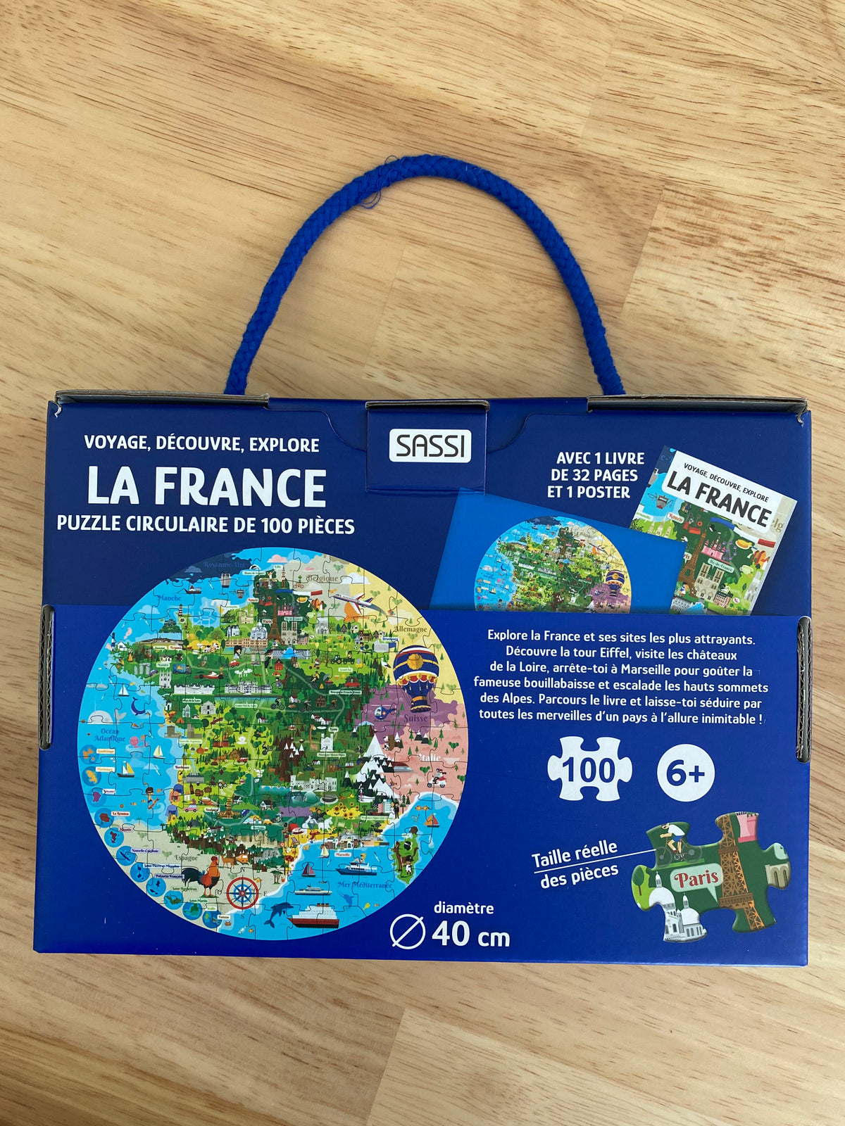 Puzzle circulaire - La France