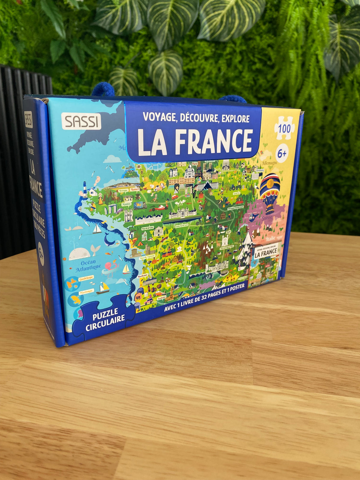Puzzle circulaire - La France