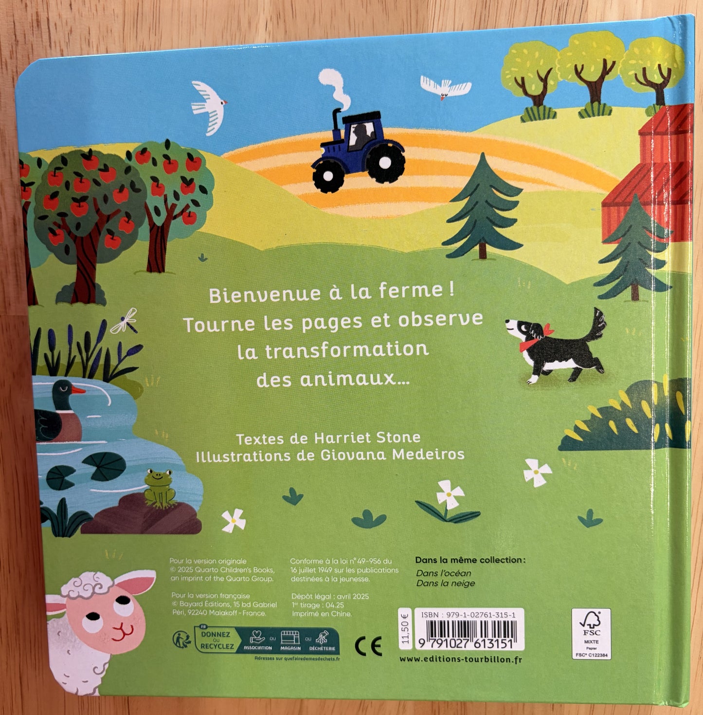 Livre "A la ferme"
