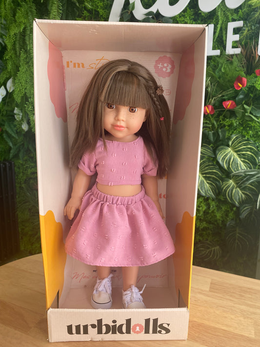 Poupée Amy - Robe rose