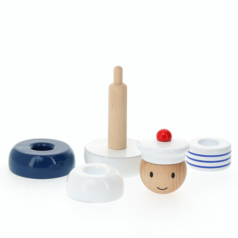 Mousse empilable en bois