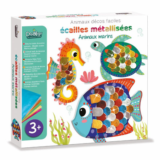 Ecailles métallisées "fonds marins"