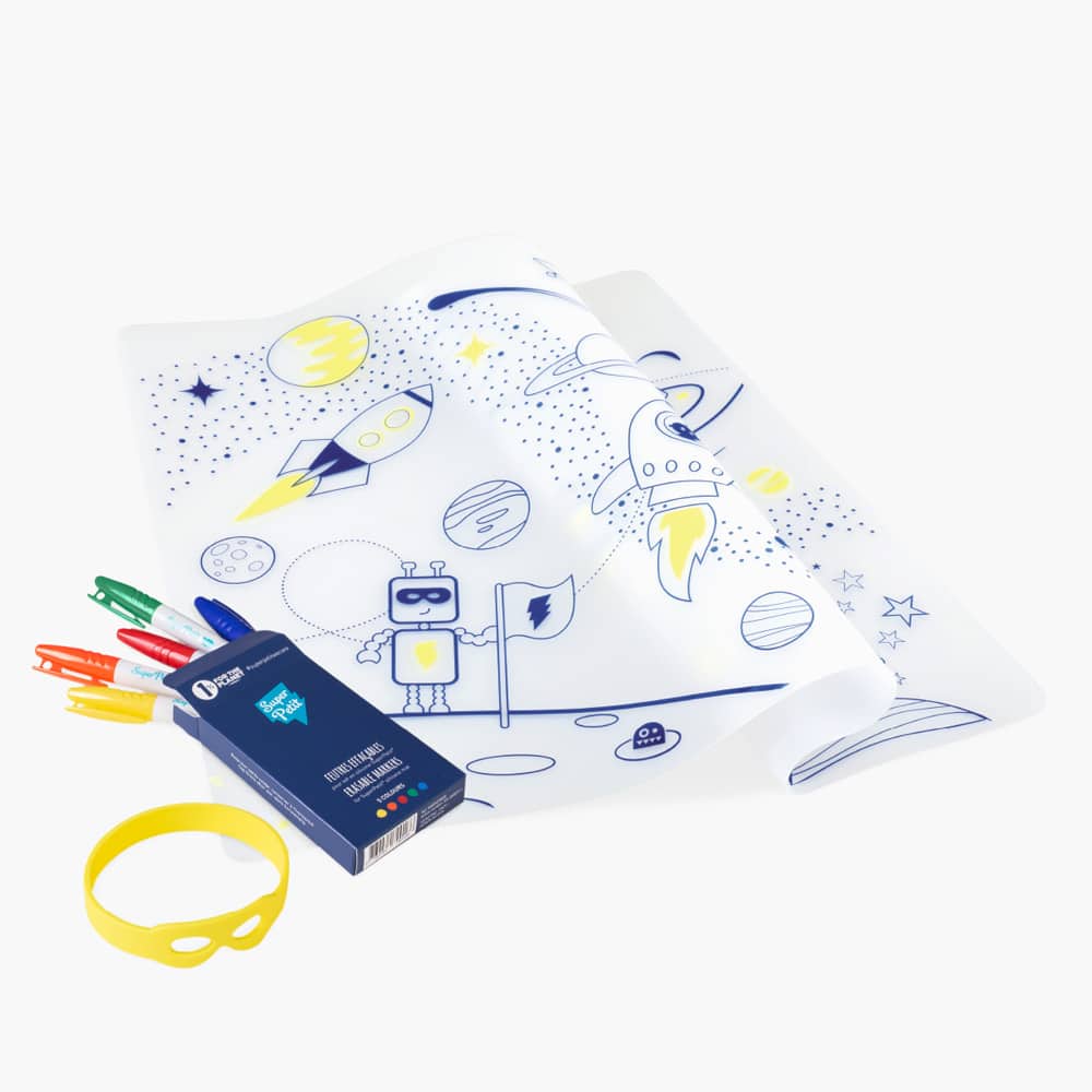 Coloriage réutilisable en silicone - L'ESPACE
