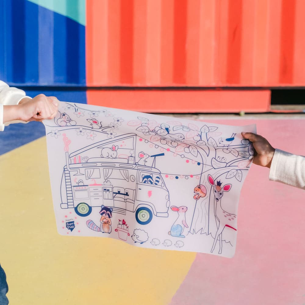 Coloriage réutilisable en silicone - VAN