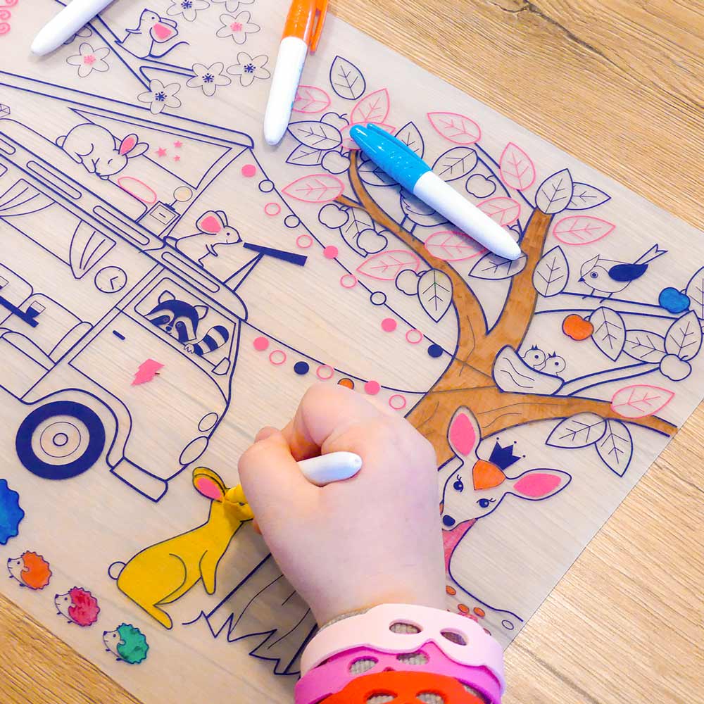 Coloriage réutilisable en silicone - VAN