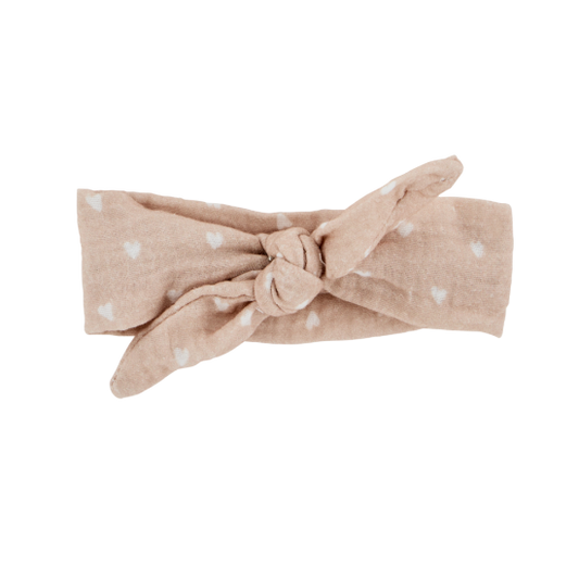 Bandeau pour poupée - Petits coeurs