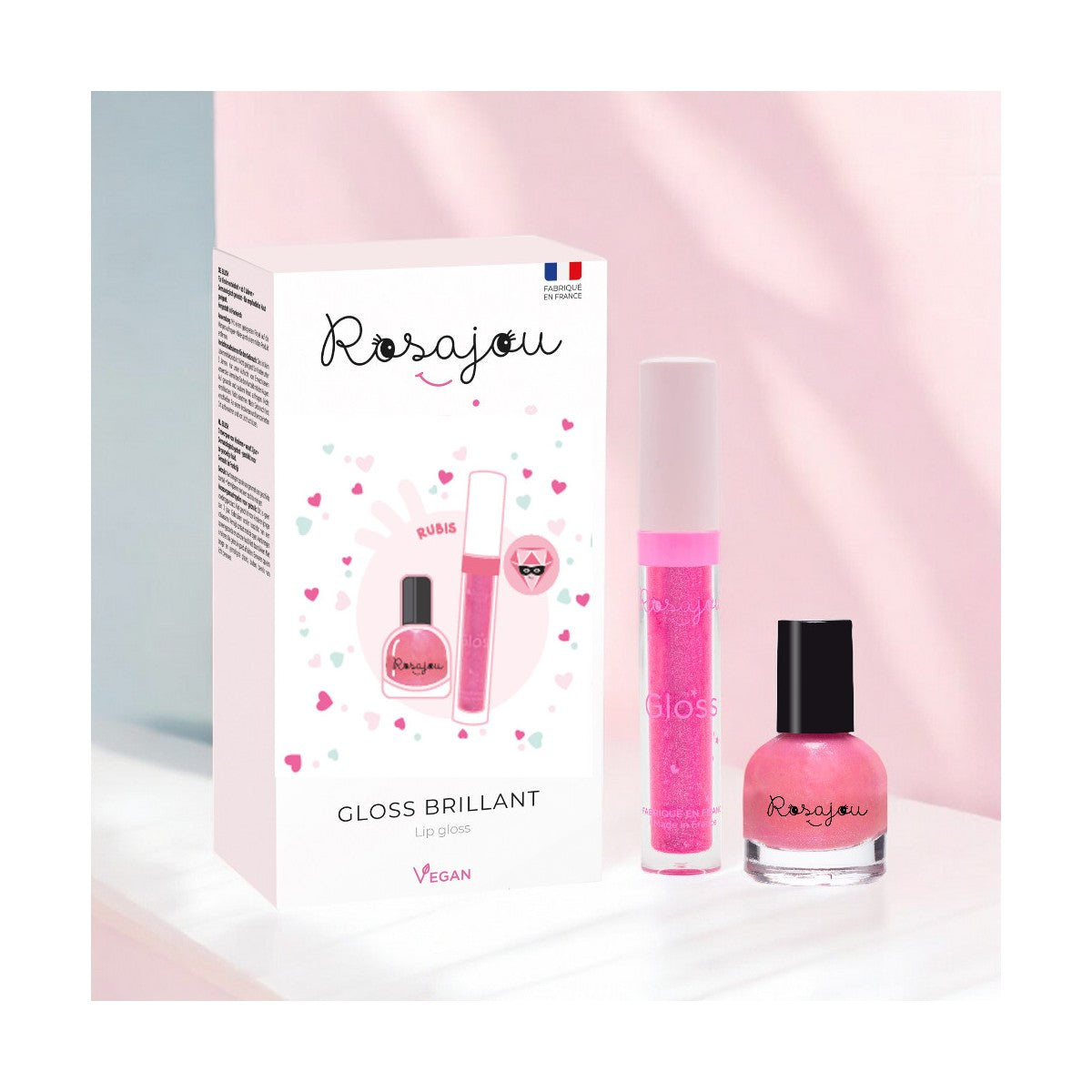 Coffret Duo Gloss Rubis et vernis assorti