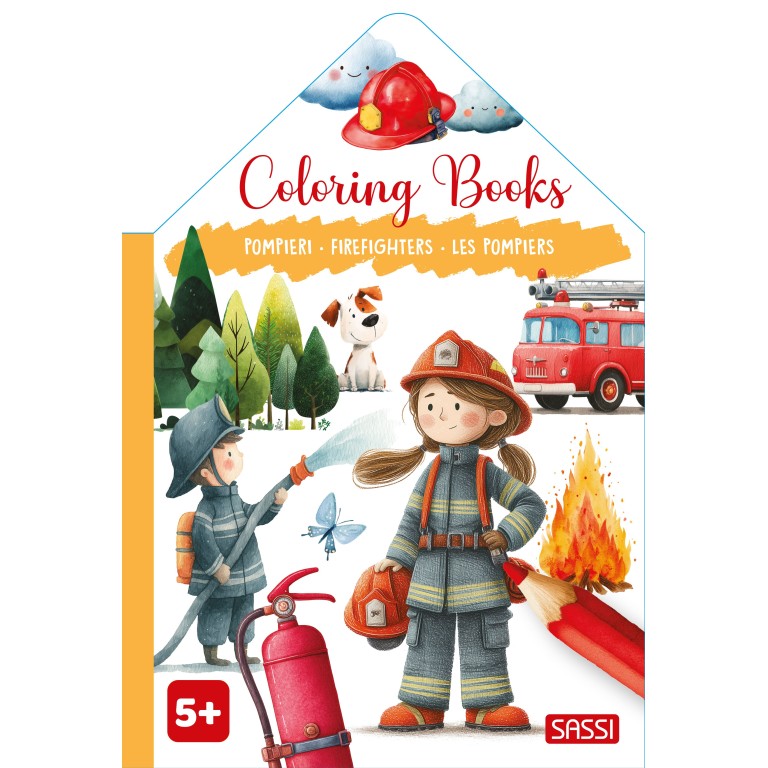 Livre Coloriage - Les Pompiers