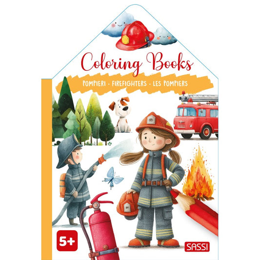 Livre Coloriage - Les Pompiers