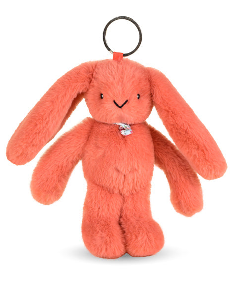 Porte clé en peluche Lapin Terracotta - 18 cm - Lapin Fleurette