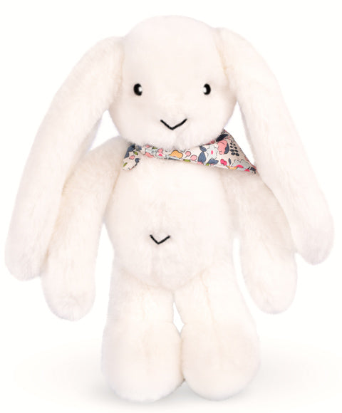 Peluche lapin Blanc - 35cm - Lapin Fleurette