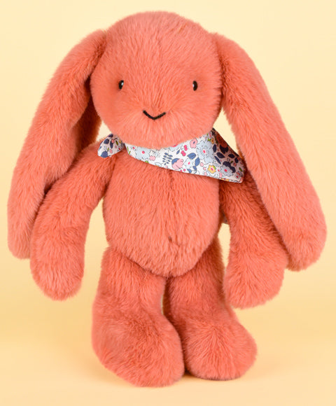 Peluche lapin Terracotta - 35cm - Lapin Fleurette