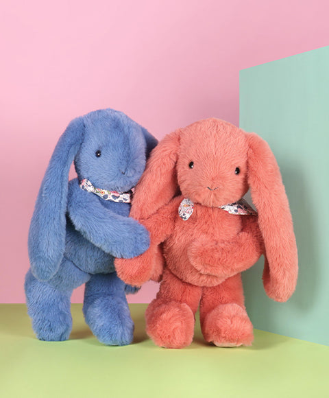 Peluche lapin Terracotta - 35cm - Lapin Fleurette