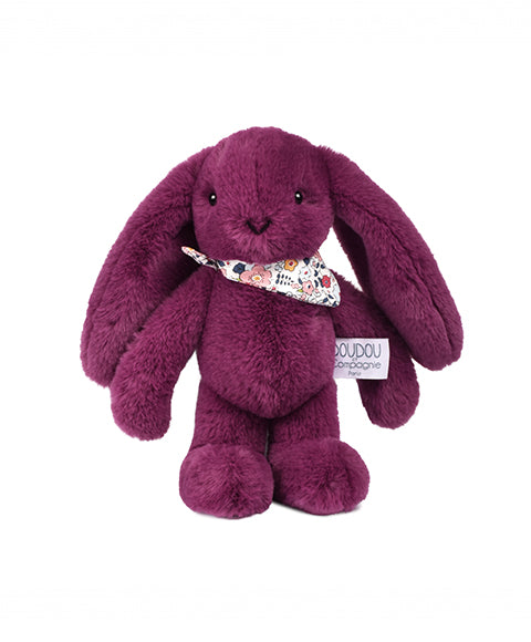 Porte clé en peluche Lapin Prune - 18 cm - Lapin Fleurette