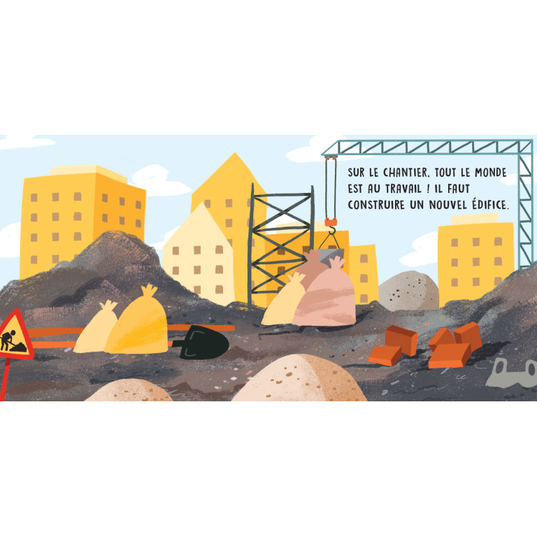 Livre sonore - Douces histoires sonores. Le chantier