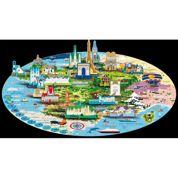 Puzzle - Voyage, découvre, explore. La France