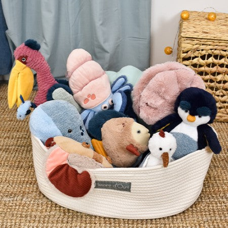 Peluche Mouette blanche - 23 cm