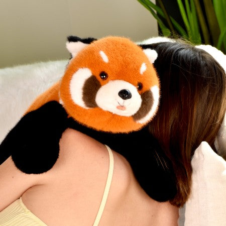 Peluche lestée panda roux Sierra - 42 cm