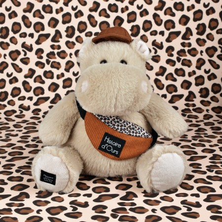 Peluche Hippopotame HELLO BROOK 38cm