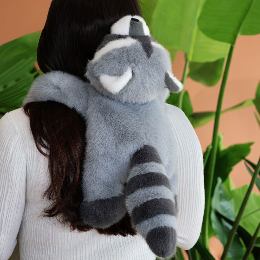 Peluche lestée Raton laveur - 50 cm - Podcoll