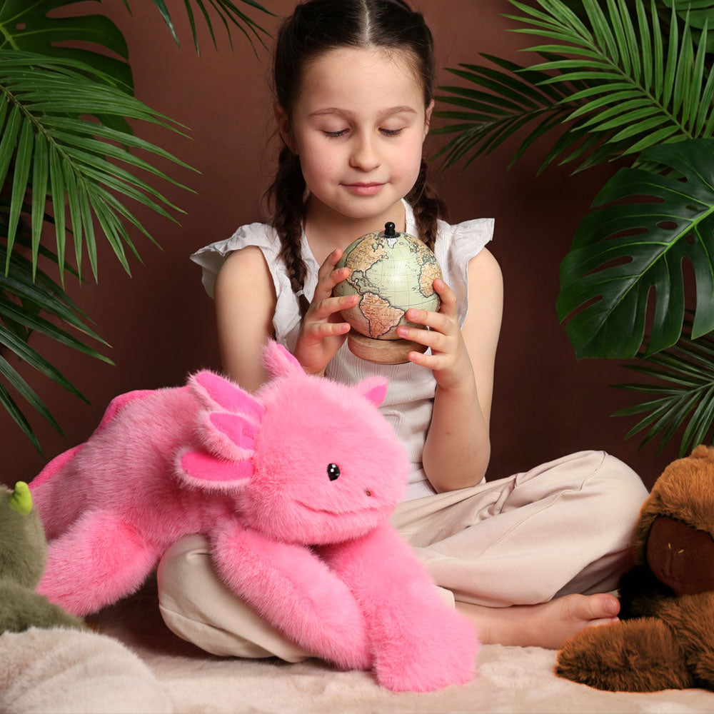 Peluche lestée Axolotl - 50 cm - Podcoll
