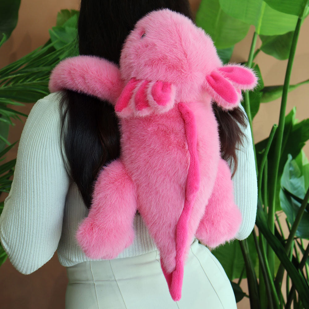 Peluche lestée Axolotl - 50 cm - Podcoll