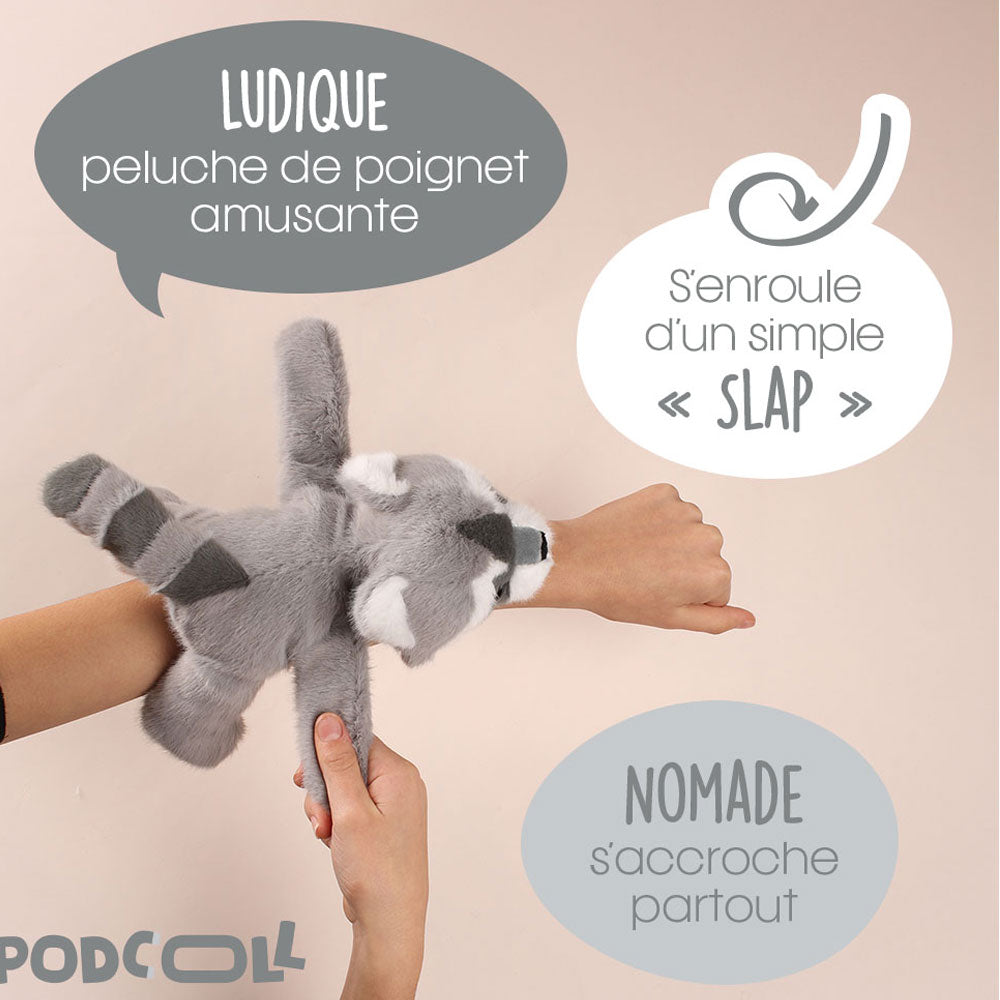 Bracelet Slap Raton laveur - 25 cm- PODCOLL