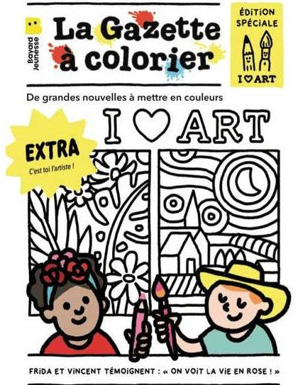 La gazette des bébés à colorier - I love art