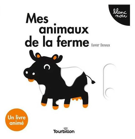 Livre - "Mes animaux de la ferme noir et blanc"