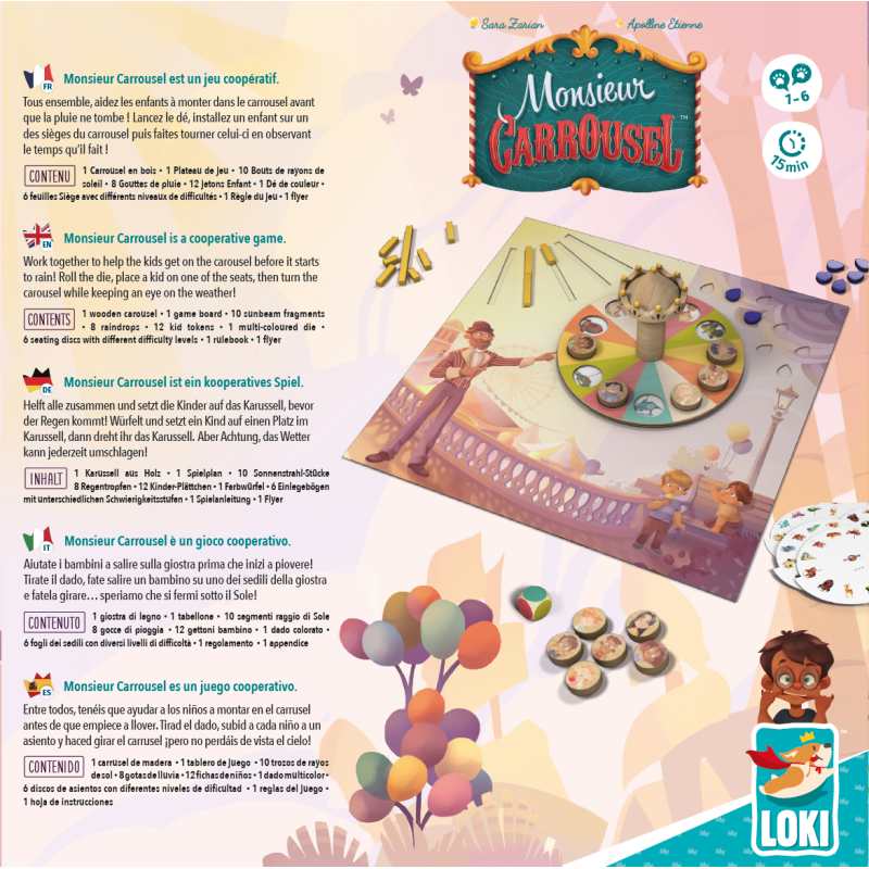 Jeu Monsieur Carrousel