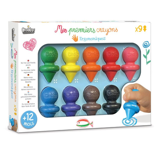 Mes premiers crayons de cire x 9
