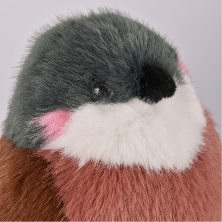 Peluche oiseau Moineau - 15 cm