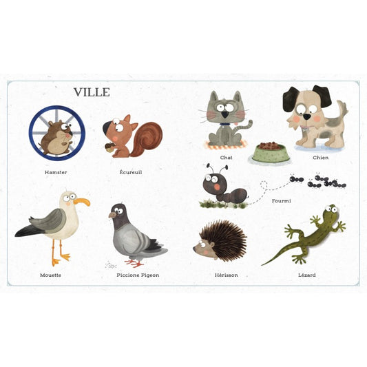 Livre Mon imagier - Les animaux