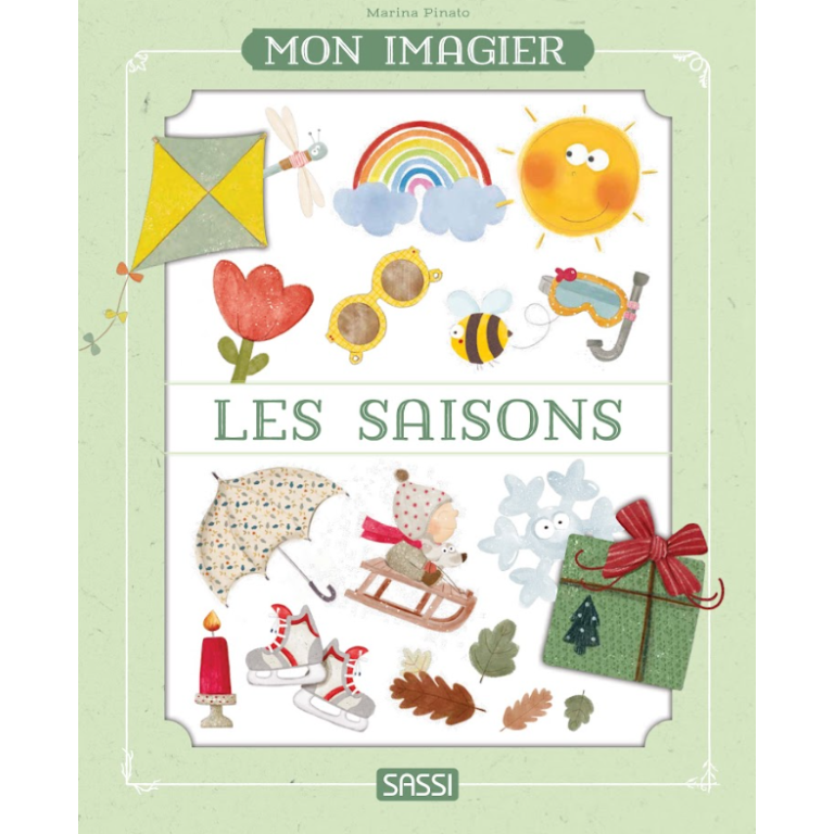Livre Mon imagier - Les saisons