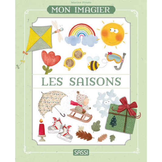 Livre Mon imagier - Les saisons