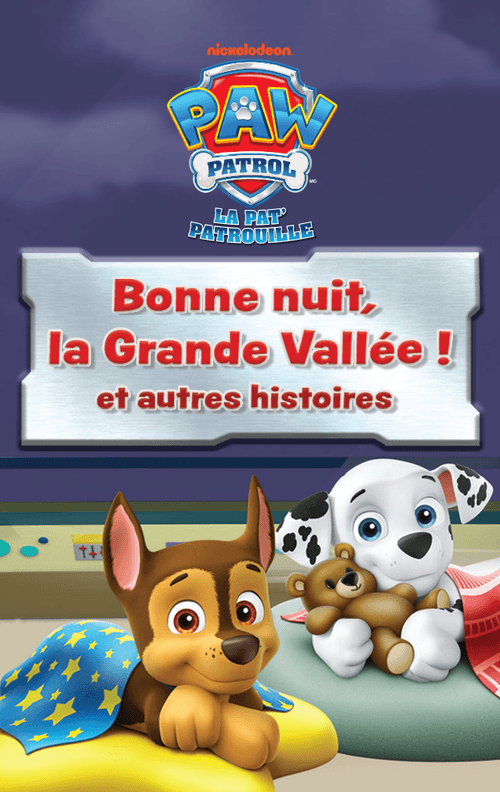 Carte histoire - La Pat'Patrouille "Bonne nuit, la Grande Vallée ! et autres histoires"