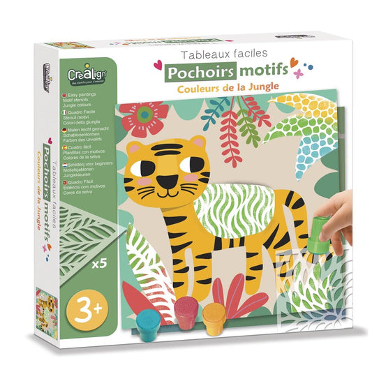 Pochoirs Motifs – “Couleur de la Jungle” 🦁🌴